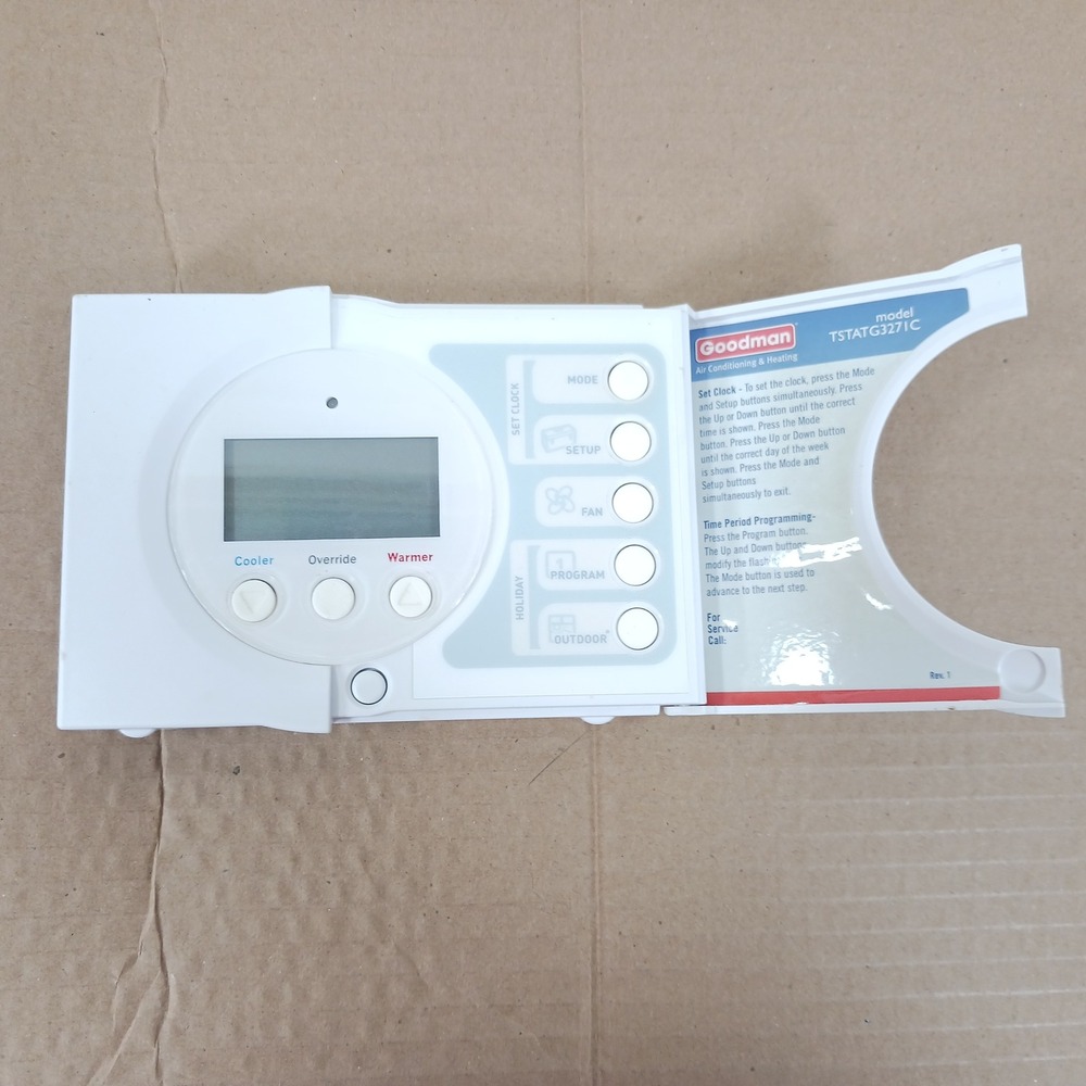 Goodman TSTATG3271C Programmable Digital Thermostat HVAC Air Conditioning Heat